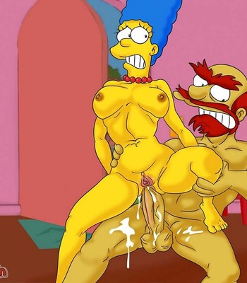 Marge Cheating On Homer With Willy Porn Comic 005 