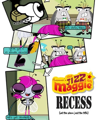 The Jizz On Maggie - Recess Porn Comic 002 