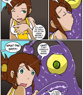 A Date With A Tentacle Monster 2 - Tentacle Beach Party Porn Comic 010 