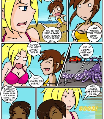 A Date With A Tentacle Monster 2 - Tentacle Beach Party Porn Comic 011 