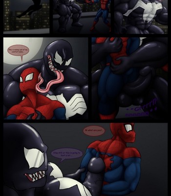Porn Comics - Venom x Spider-Man On The Roof Porn Comic
