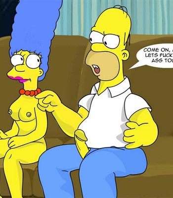 Porn Comics - Marge Simpson Tries Anal Sex Comic