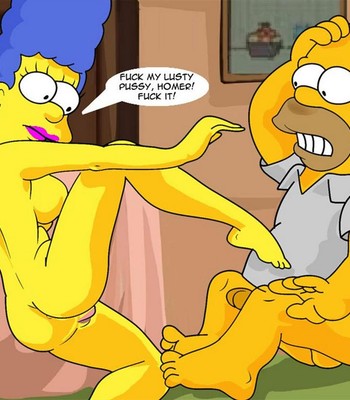 Marge Simpson Tries Anal Porn Comic 005 