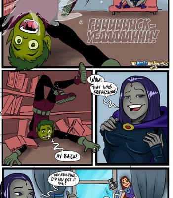 Halloween With Beast Boy And Raven Porn Comic 005 