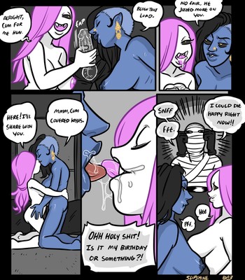 Mr Invisible & The Halloween Special Porn Comic 014 