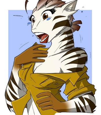 Zebra Zoo-Girl Porn Comic 006 
