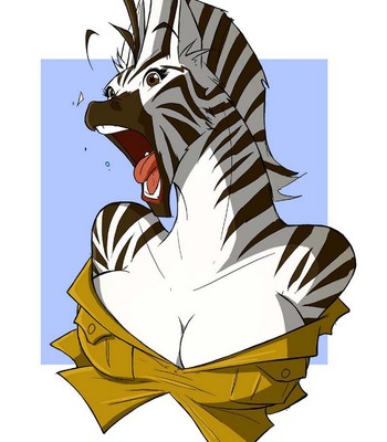 Zebra Zoo-Girl Porn Comic 008 
