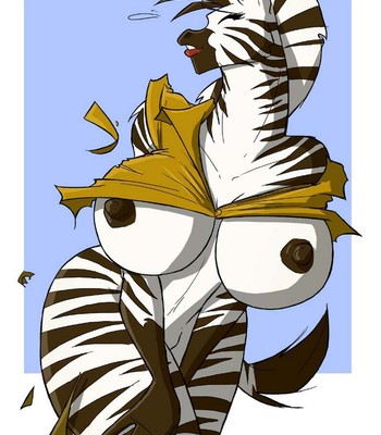 Zebra Zoo-Girl Porn Comic 009 