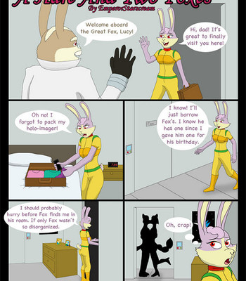 Porn Comics - A Hare And Two Foxes Cartoon Comic