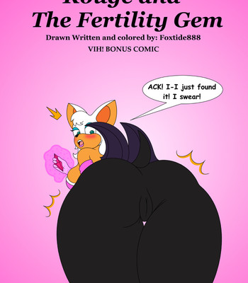 Porn Comics - Rouge And The Fertility Gem Cartoon Porn Comic