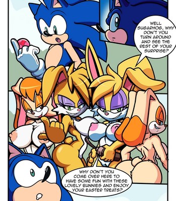 Sonic Girls Easter Porn Comic 001 