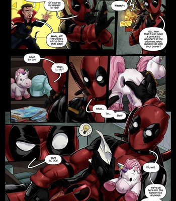 Deadpool - Thinking With Portals Porn Comic 003 