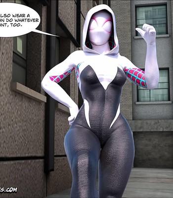Spider Gwen x Rhino 1 Porn Comic 025 