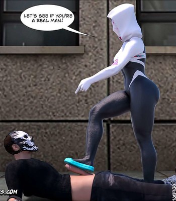 Spider Gwen x Rhino 1 Porn Comic 026 