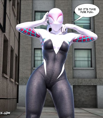 Spider Gwen x Rhino 1 Porn Comic 029 