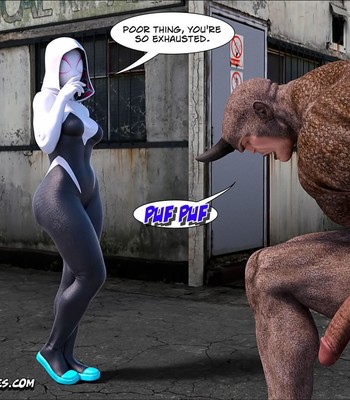 Spider Gwen x Rhino 1 Porn Comic 063 