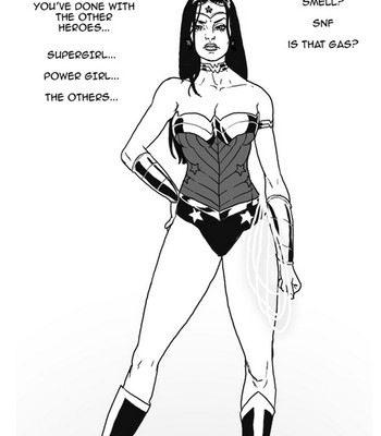 Wonder Woman VS The Bimbo Toxin Porn Comic 003 