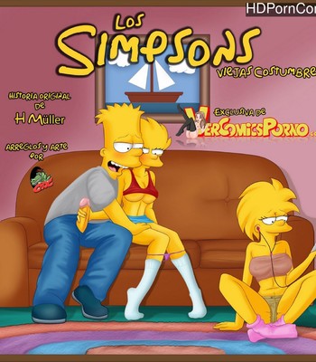 Porn Comics - The Simpsons 1 – A Visit From The Sisters Cartoon Comic