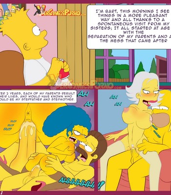 The Simpsons 1 - A Visit From The Sisters Porn Comic 002 