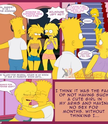 Cartoon Sister Brother Porn - The Simpsons 1 - A Visit From The Sisters Cartoon Comic - HD Porn Comix