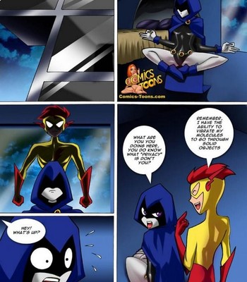 Raven X Kid Flash Porn Comic 002 