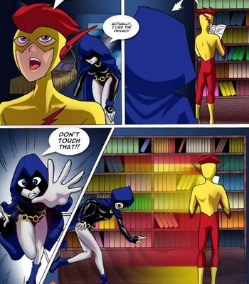 Raven X Kid Flash Porn Comic 003 