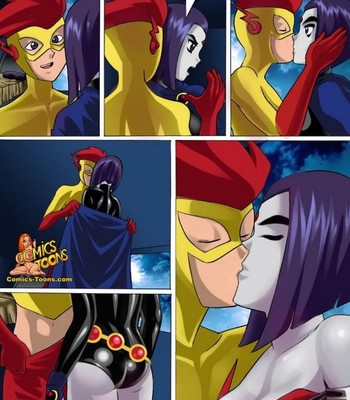 Raven X Kid Flash Porn Comic 006 