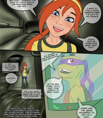 TMNT - Relax In April Porn Comic 002 