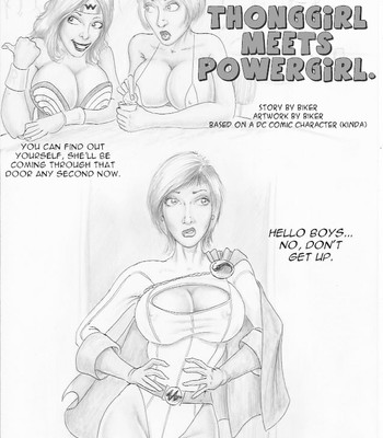 Thong Girl Meets Power Girl Porn Comic 001 