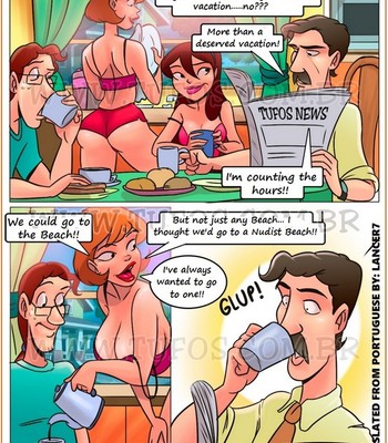 Familia Sacana 9 - At The Nude Beach 1 Porn Comic 002 