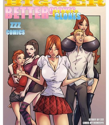 Porn Comics - Bigger Better Clones 1 Cartoon Porn Comic