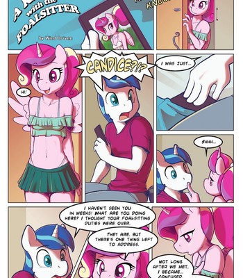 A Knight With The Foalsitter Porn Comic 002 