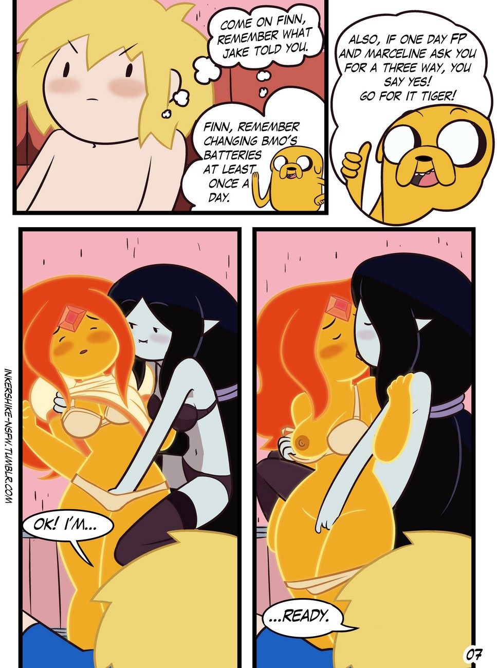 Adventure Time - Practice With The Band Cartoon Porn Comic 007