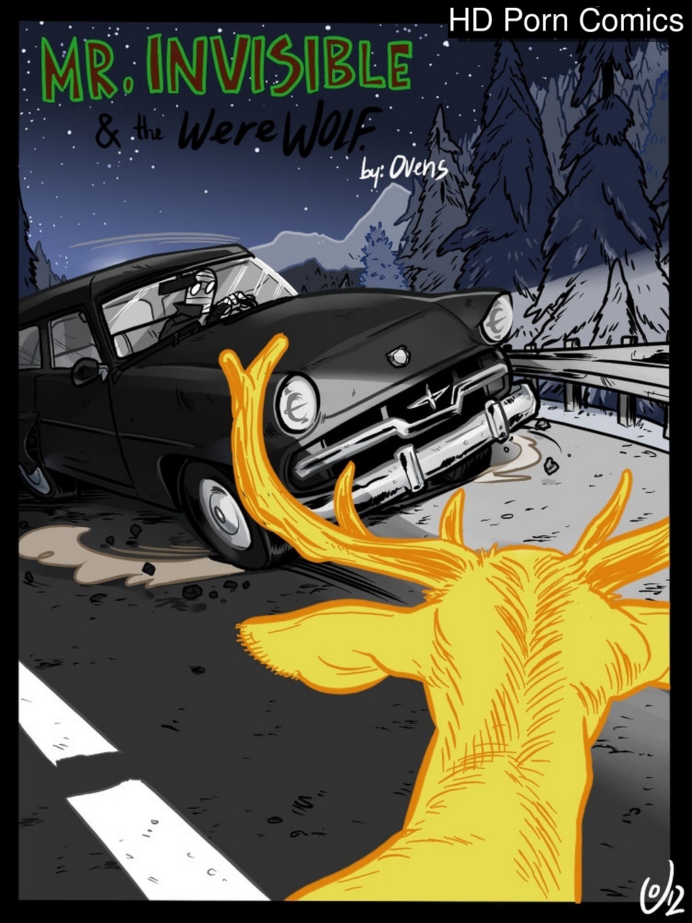 Mr Invisible &amp; The Werewolf PornComix 001