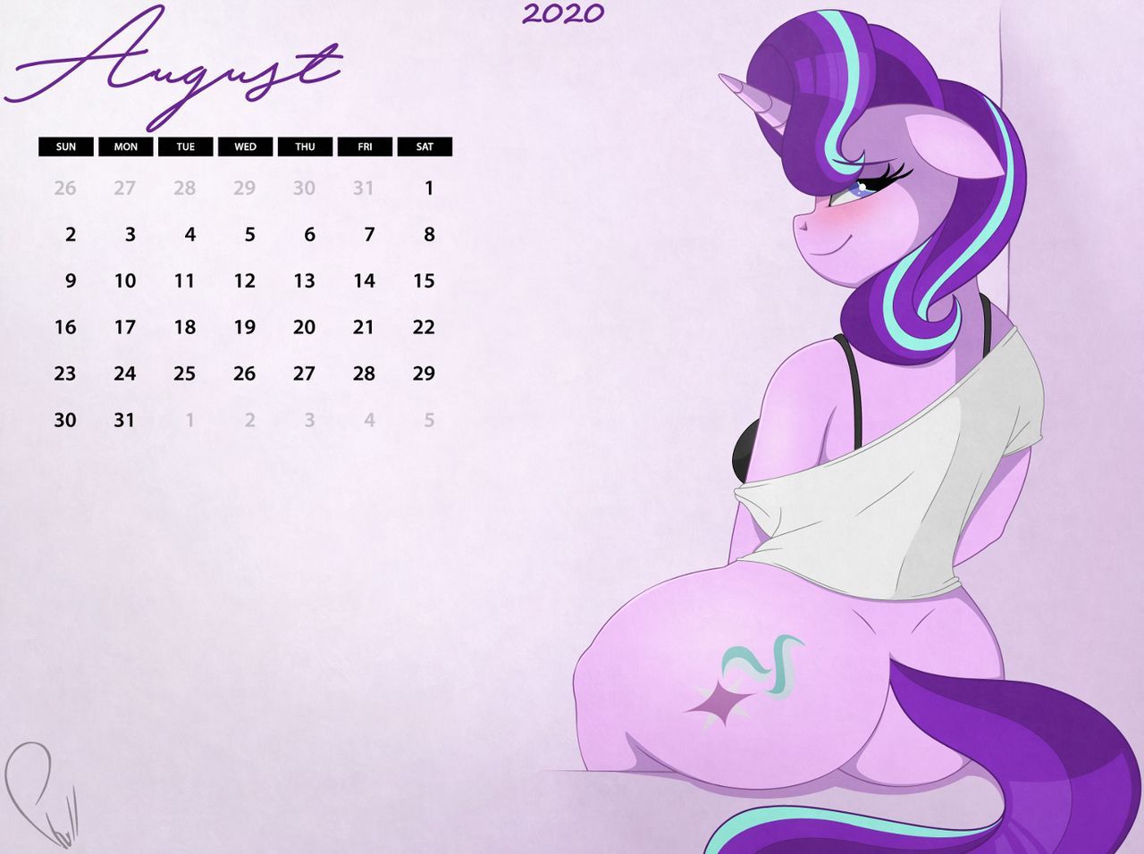 Phyll's 2020 Anthro Calendar Cartoon Porn Comic 009