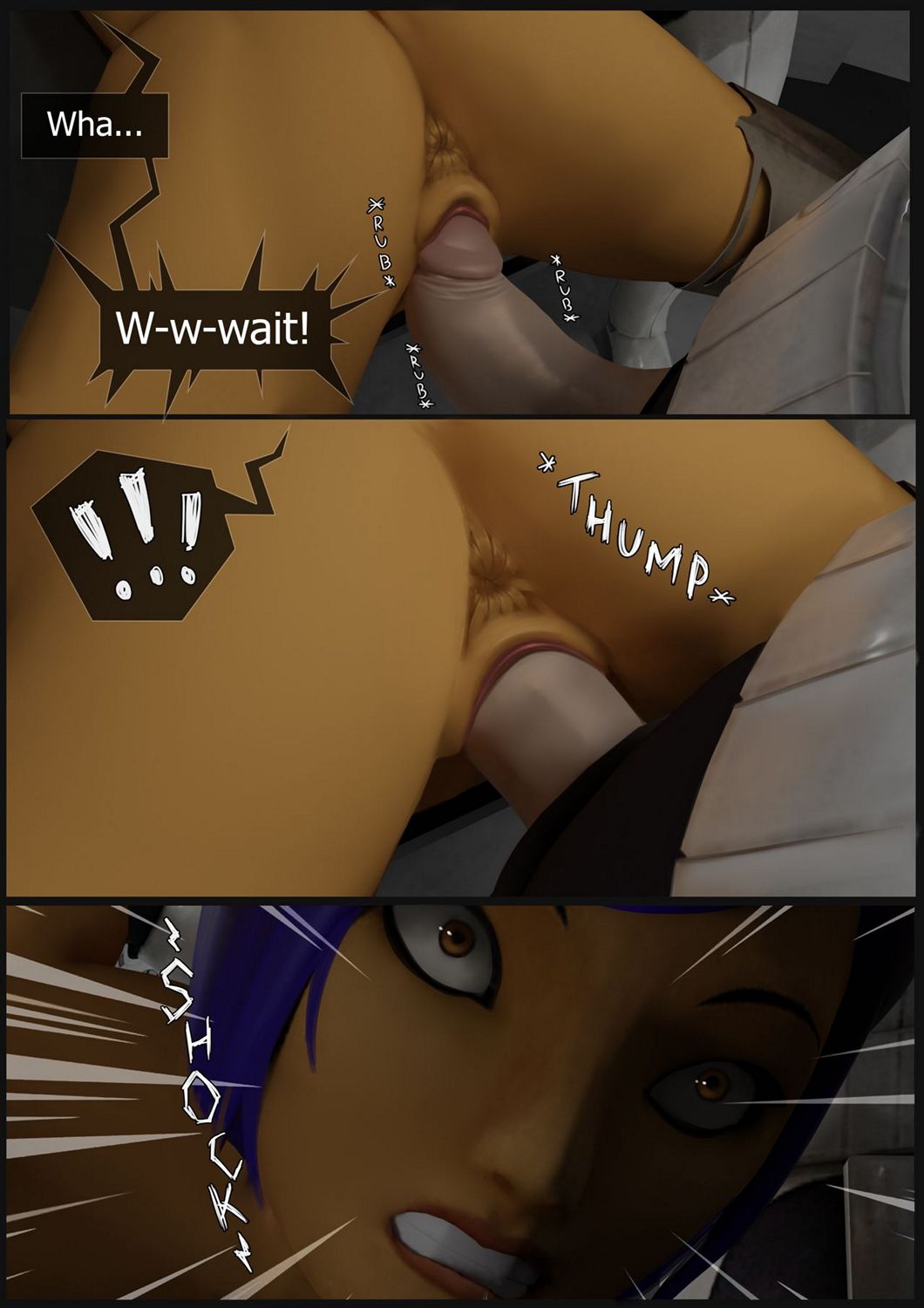 Sabine In Custody Porn Comic 003