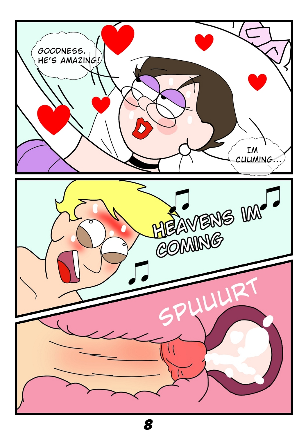 Molly Poppins - Boring Sunday Cartoon Porn Comic 008