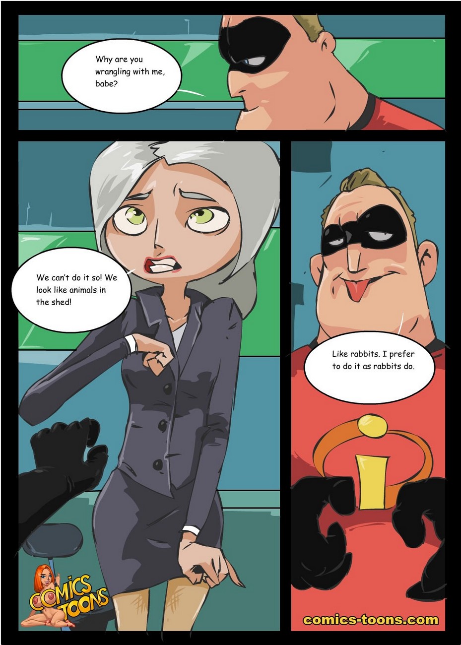 The Incredibles Cartoon Comic 002