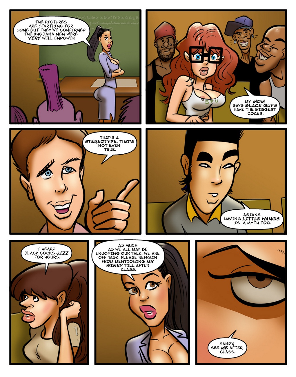 Black Cock Institute 1 Porn Comic 005