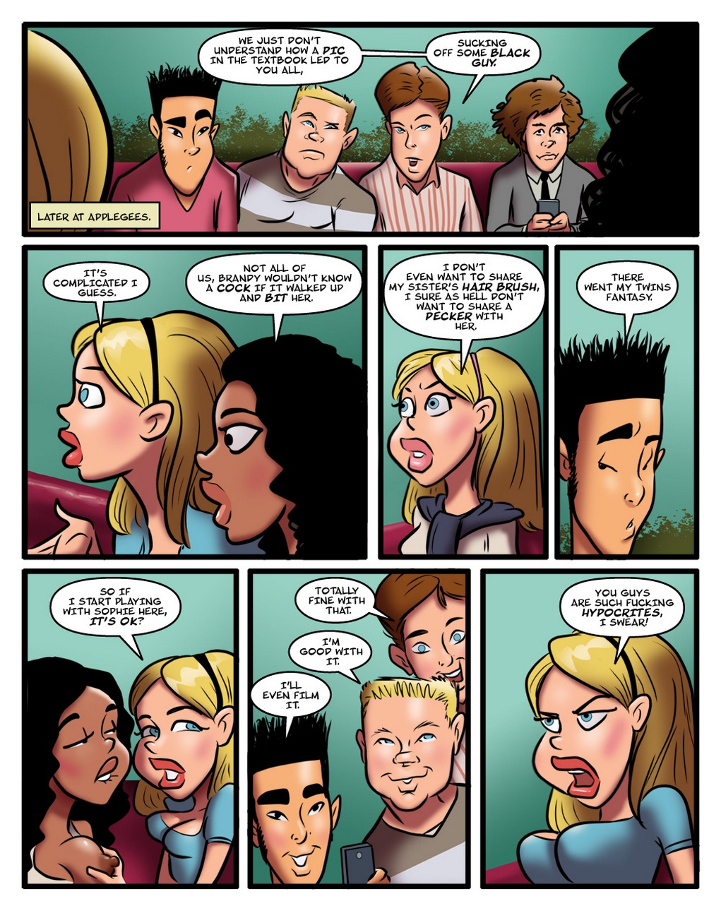 Black Cock Institute 1 Porn Comic 012