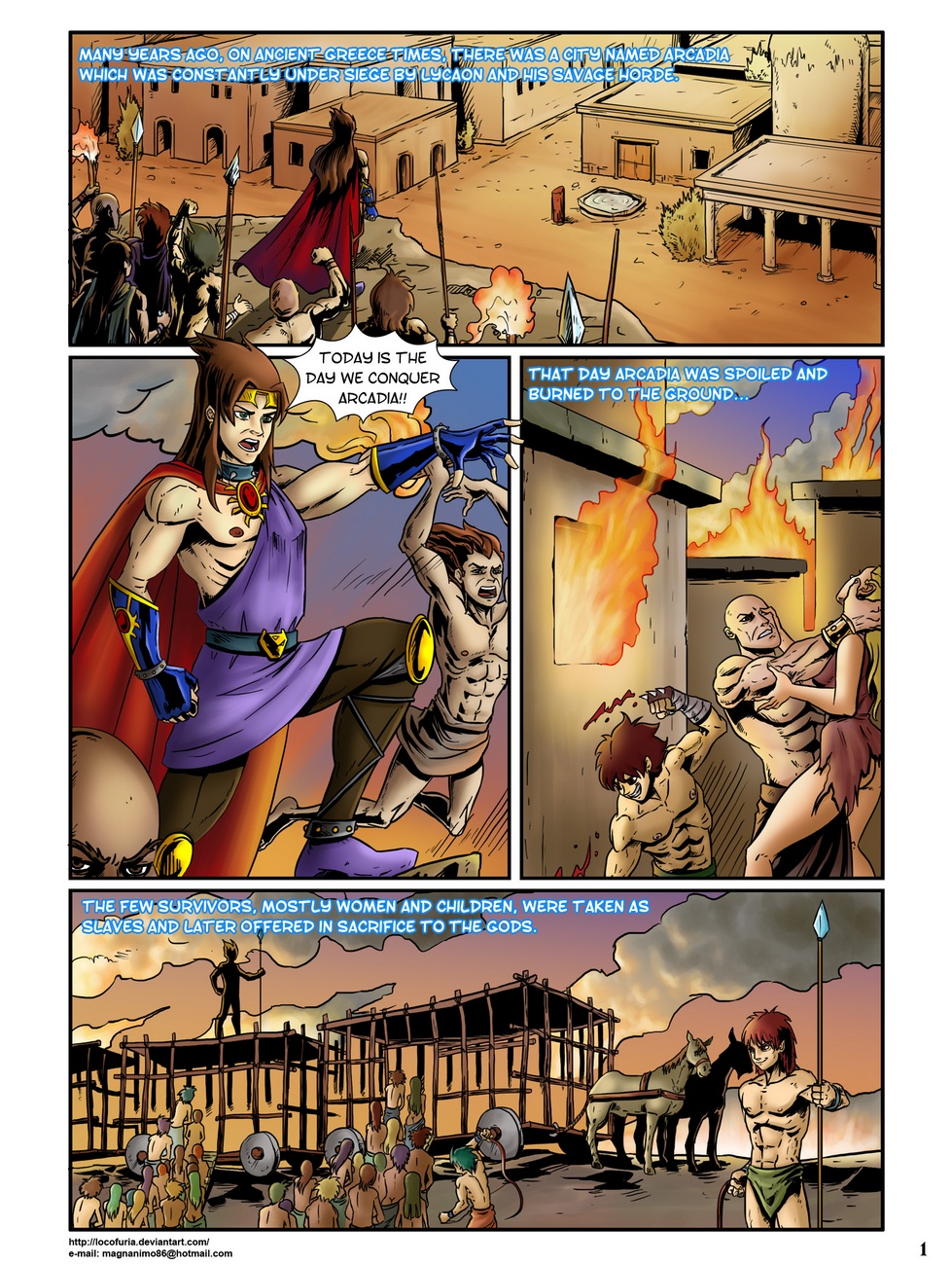 Lycaon The Wolf God Cartoon Porn Comic 002