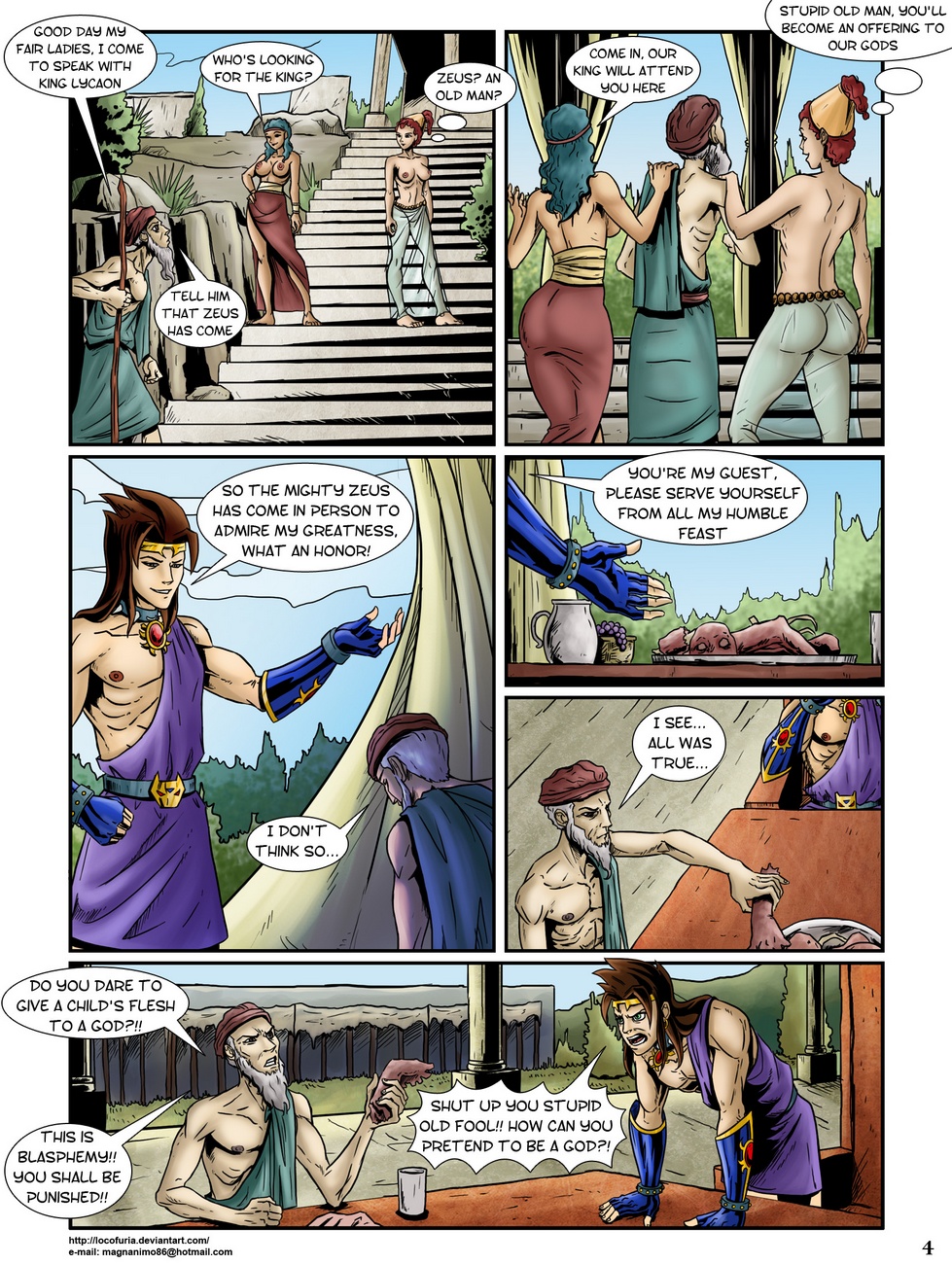 Lycaon The Wolf God Cartoon Porn Comic 005