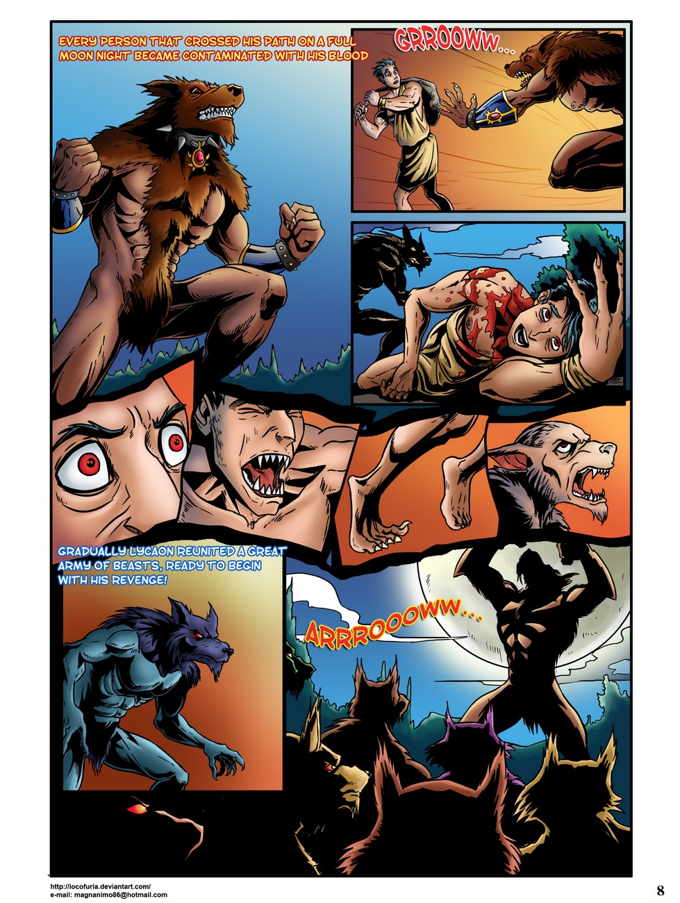 Lycaon The Wolf God Cartoon Porn Comic 009
