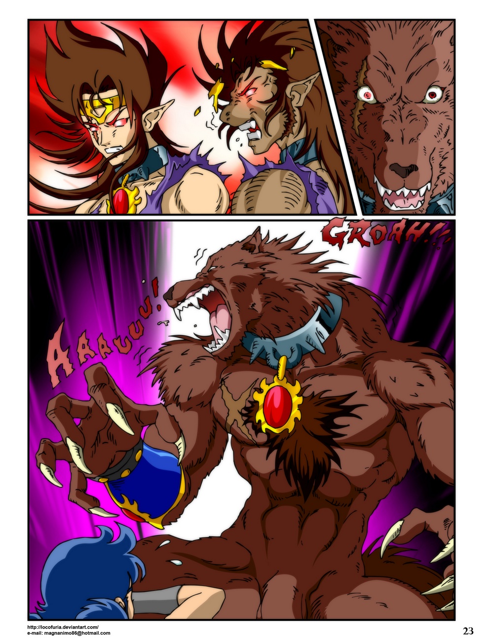 Lycaon The Wolf God Cartoon Porn Comic 025