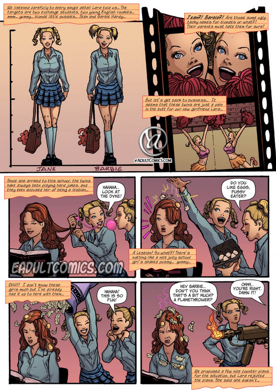 Schoolgirls Revenge 11 Cartoon Comic 007