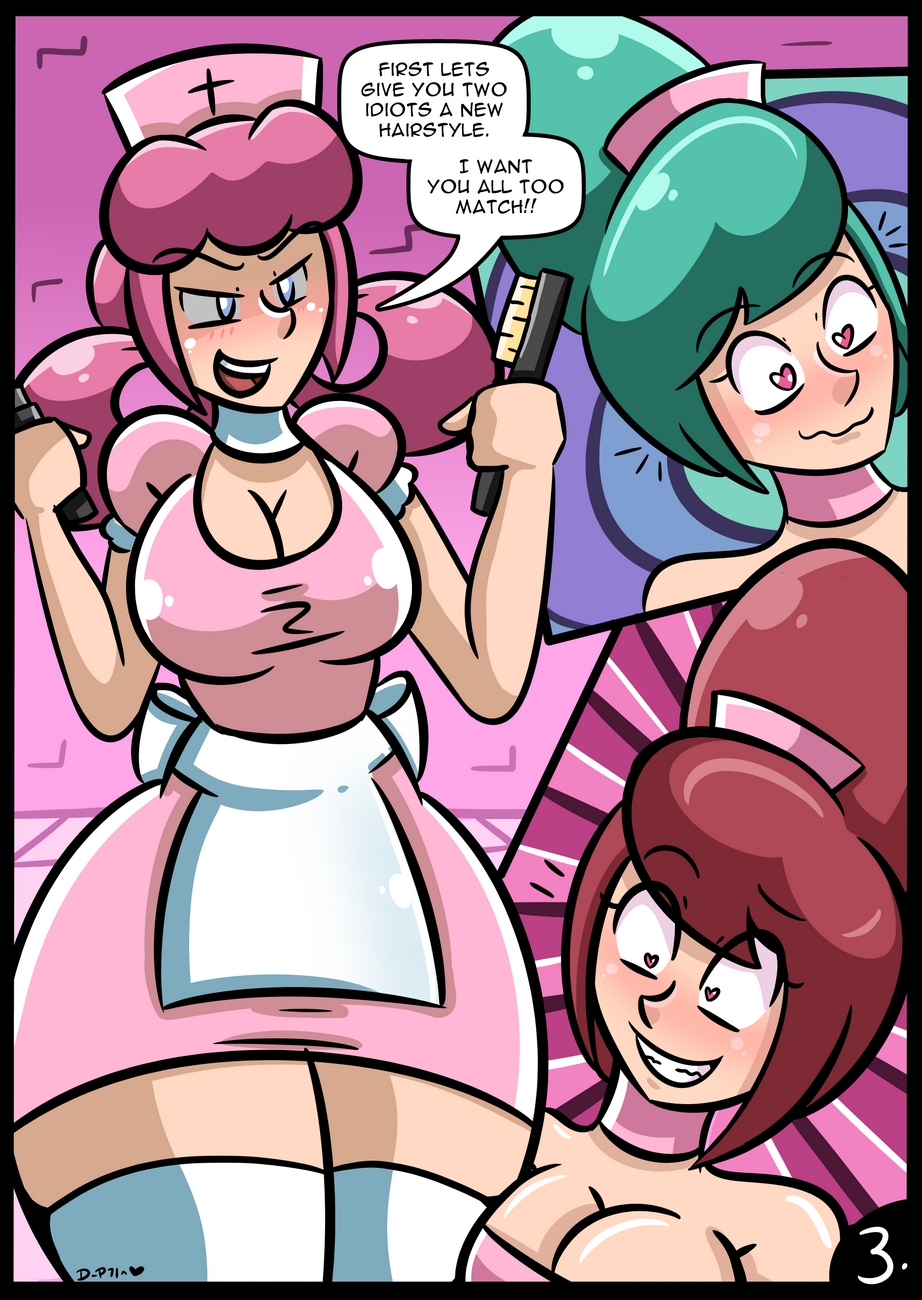 Nurse Joy's Special Treatment 4 Cartoon Comic 004