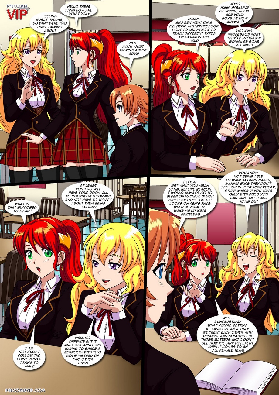 Girls Only Slumber Party Sex Comic 003