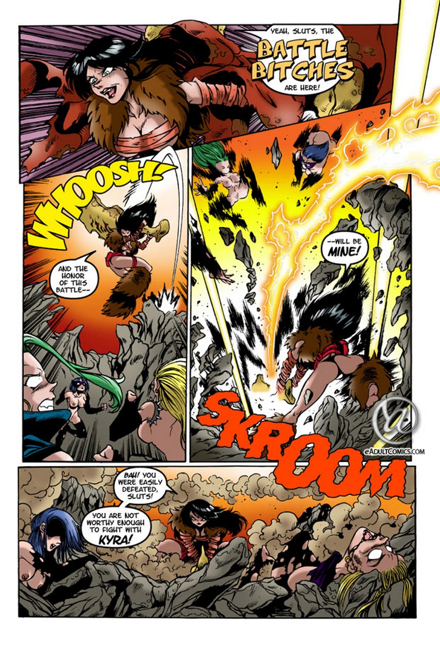 Battle Bitches 1 - It's Battle Time Sex Comic 011