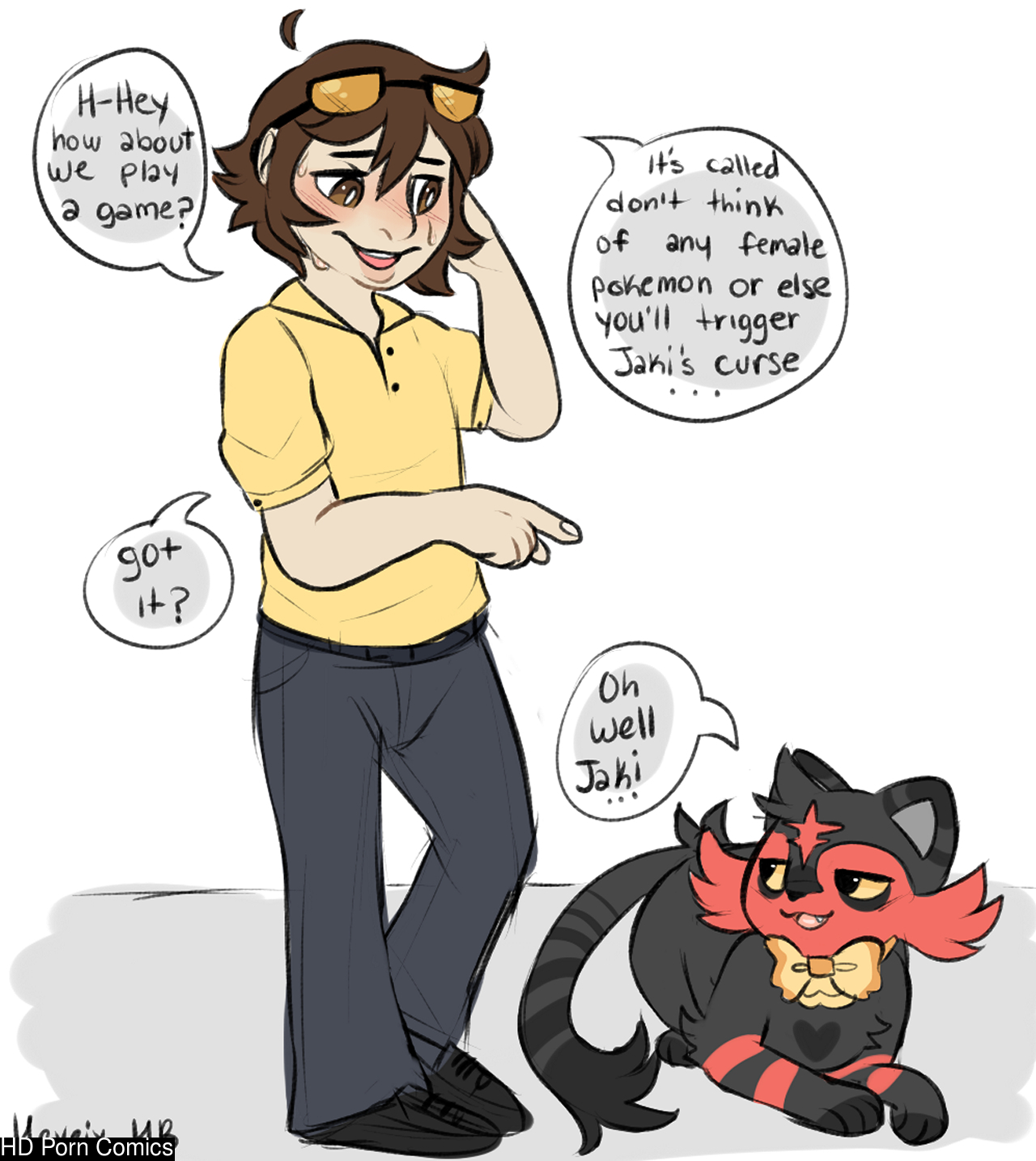 Curse To Fawn Over Porn Comic 001