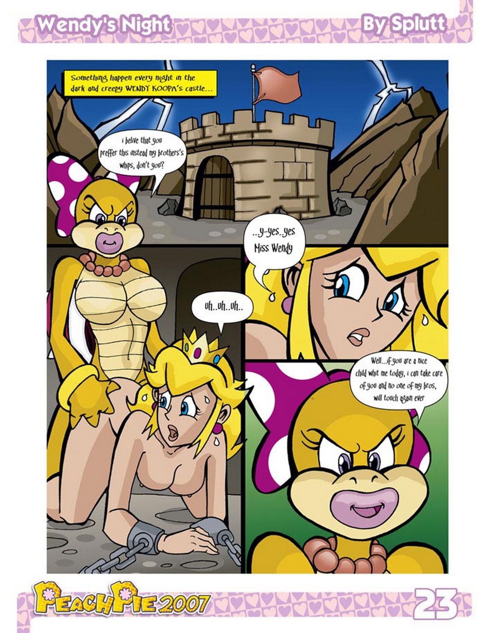 Wendy's Night Cartoon Comic 002